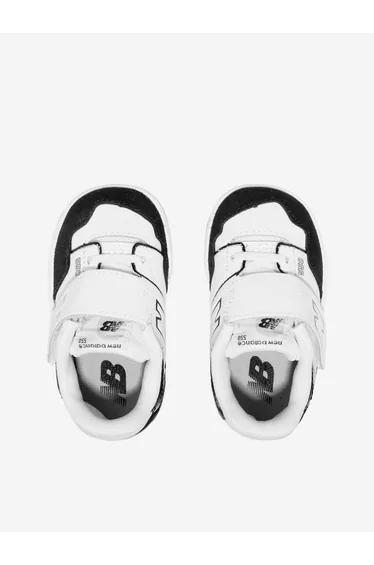 حذاء رياضي أطفال بطبعة شعار - أسود