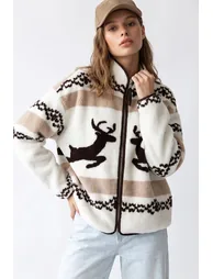 MIXRAY Women's Cotton-Blend Sweatshirt