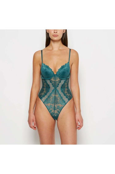Longlines Bodysuit in Mediterranea