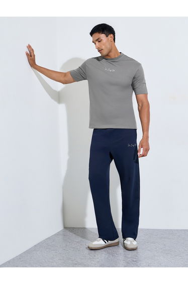 Men Oversized Longline T-Shirt and Joggers Set
