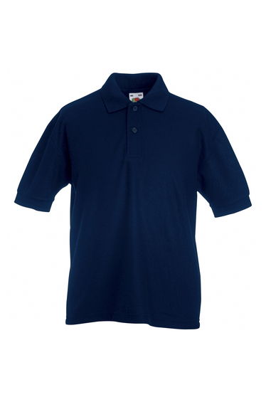 Fruit Of The Loom Childrens/Kids Unisex 65/35 Pique Polo Shirt - Deep Navy