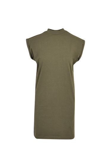New Morning Studios Womens/Ladies T-Shirt Dress - Olive