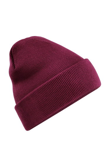 Beechfield Recycled Cuffed Beanie - Burgundy