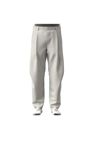 بنطلون رجالي لون أبيض 