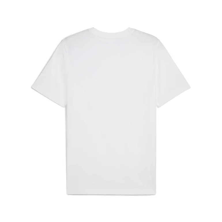 Men's Puma Small Logo T-Shirt in White - 1