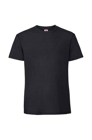 Fruit Of The Loom Mens Ringspun Premium T-Shirt - Black