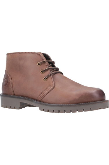Cotswold Mens Stroud Lace Up Leather Boot - Tan