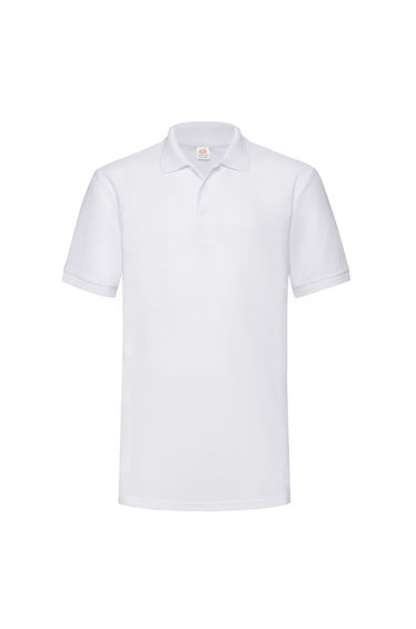 Fruit of the Loom Mens Pique Polo Shirt - White