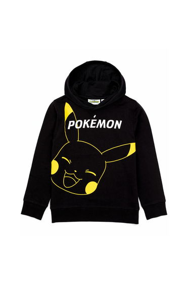 Pokemon Childrens/Kids Pikachu Hoodie - Black