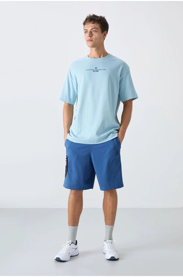 TOMMY Oversized Cotton Blend Crew Neck T-shirt