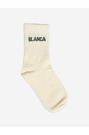 Blanca Sport Girls Logo Socks in Ivory