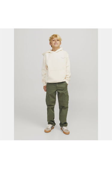 Boy's Jack Jones Juniors Kane Harlow Cargos in Green
