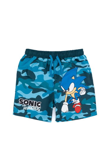 Sonic The Hedgehog Boys Swim Shorts - Blue