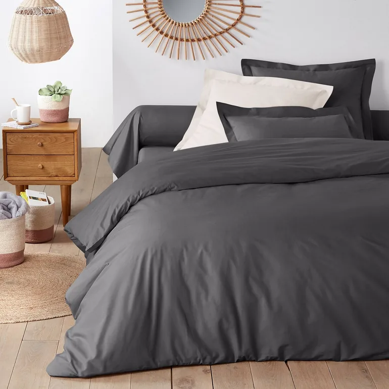 SCENARIO Organic Cotton Fitted Sheet for Twin Double Mattress