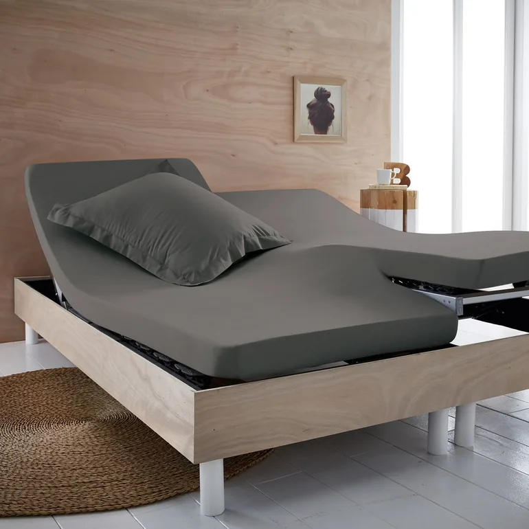SCENARIO Organic Cotton Fitted Sheet for Twin Double Mattress - 1