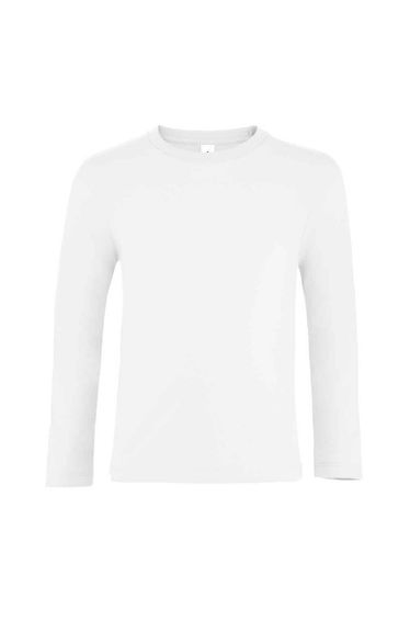 SOLS Childrens/Kids Imperial Long-Sleeved T-Shirt - White