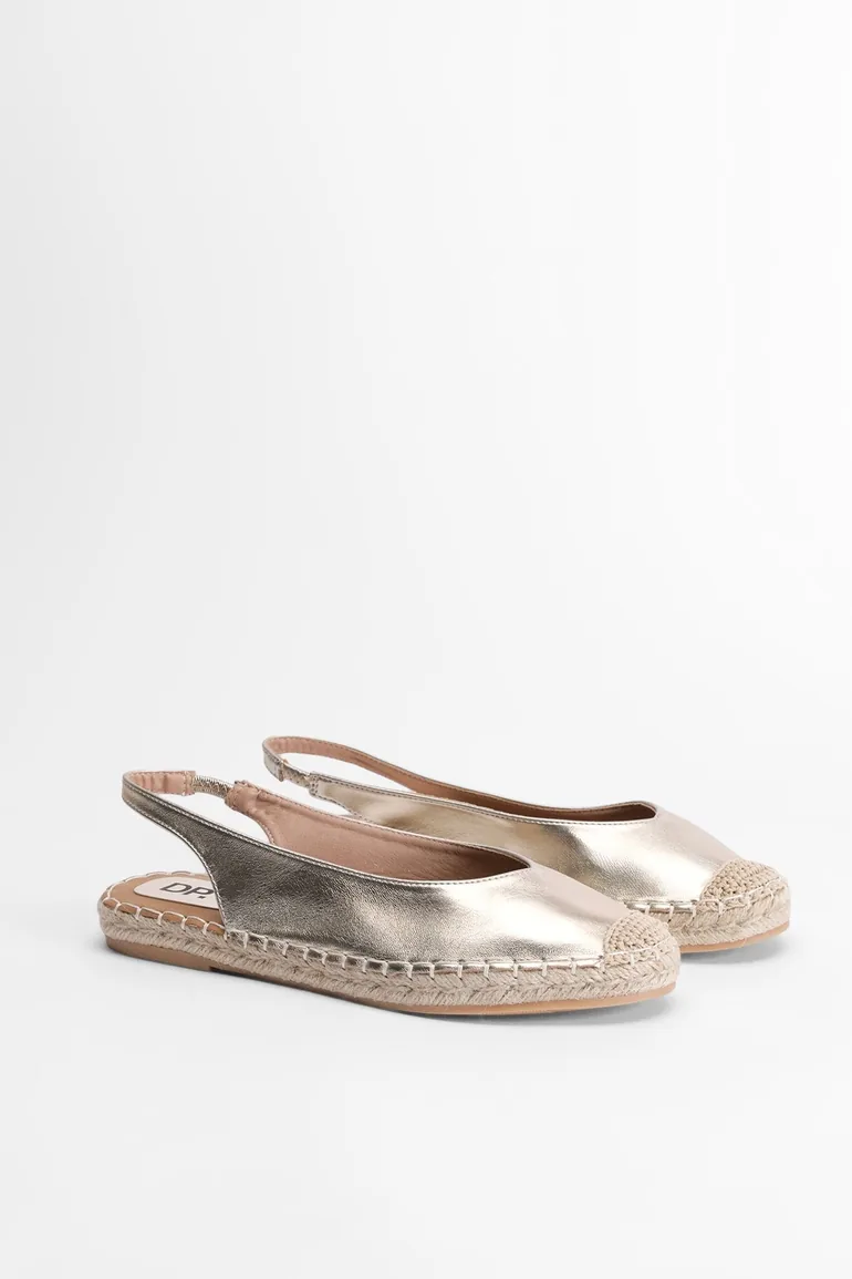 حذاء فلات دوروثي بيركينز باللون الذهبي