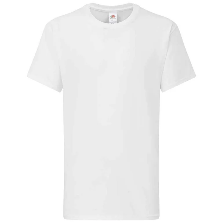 Fruit of the Loom Childrens/Kids Iconic 195 Premium T-Shirt - White