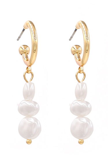 Distinctive Pearl Drop Earrings