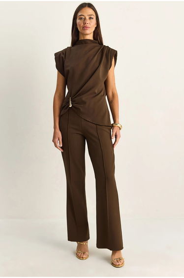 LUCCI High Waist Flare Leg Co-ord Set
