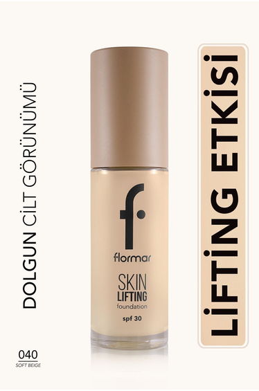 Spf30 Firming Foundation - Skin Lifting Zipper - 040 Soft Beige - 8682536059596