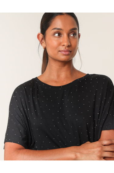 Stud Detail Round Neck T-shirt product thumbnail 3