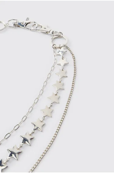Star Jean Chain - silver