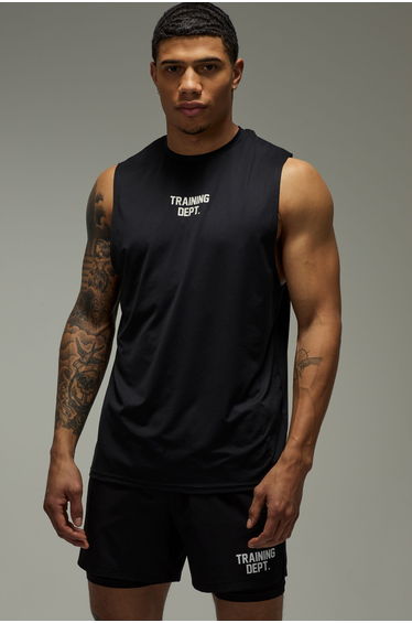 Training Dept Regular Fit Tank - black