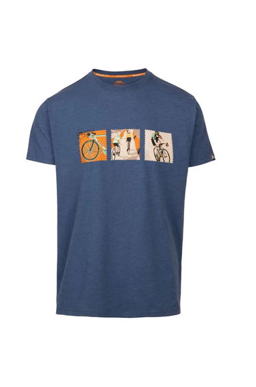 Trespass Mens Kooten T-Shirt - Indigo Tone Marl