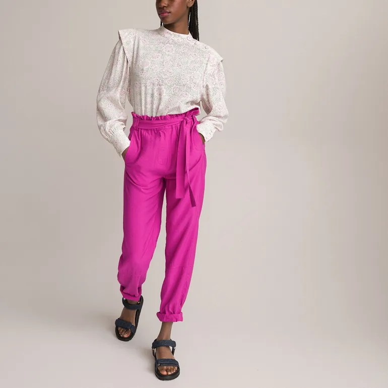 Paperbag Trousers, Length 31" - 2