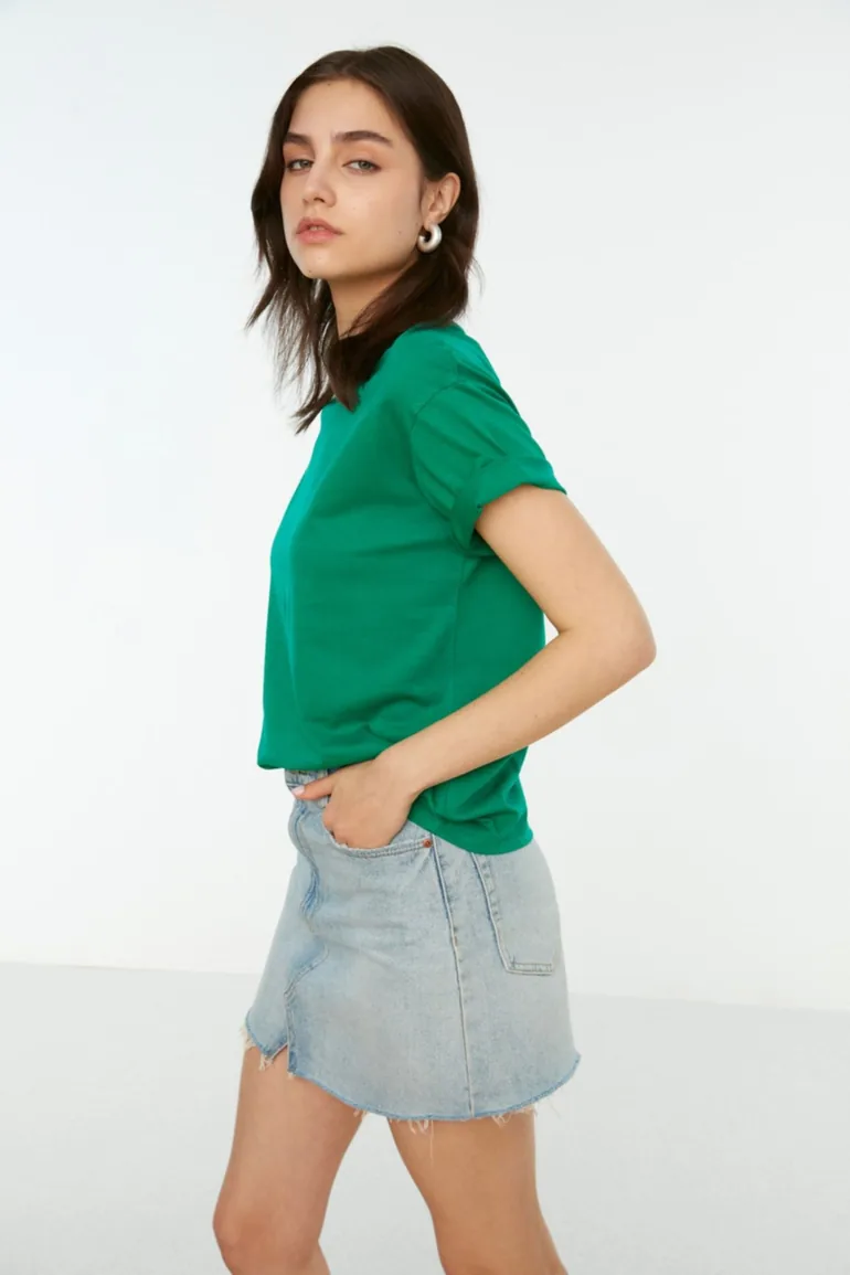 T-Shirt - Green - Regular fit - 1