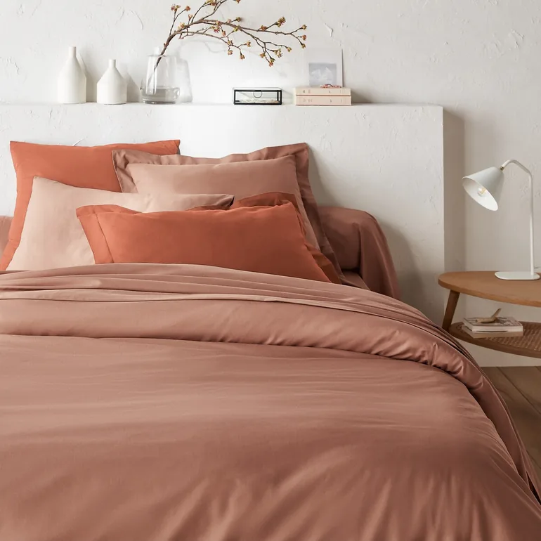 شرشف سرير قطن سادة - 4