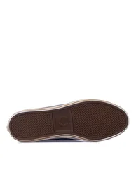 Men's Fred Perry Kingston Twill Trainers in Blue - 3