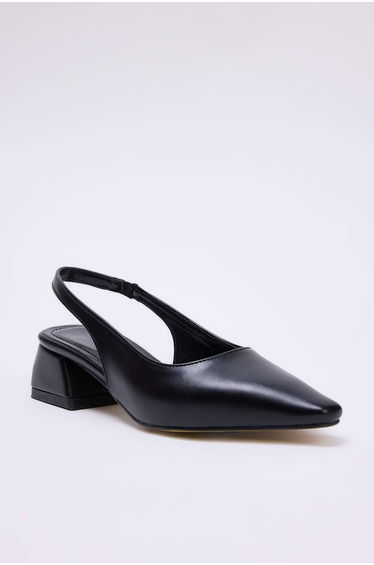 Black Women's 3.5 cm Classic Heeled Shoes