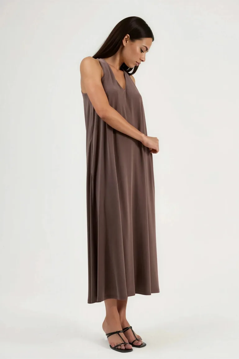 BUSEM Halter Neck Modal Dress - 3