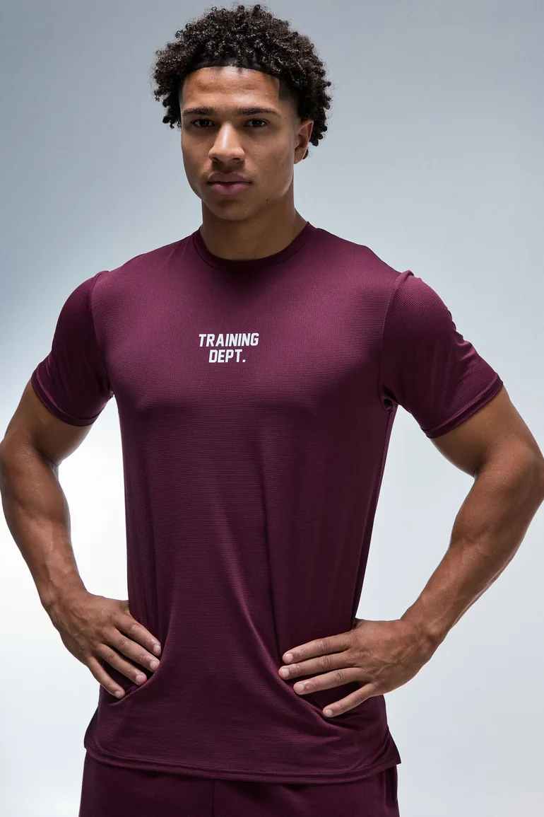 Training Dept Regular Fit T-shirt - plum