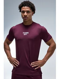 Training Dept Regular Fit T-shirt - plum