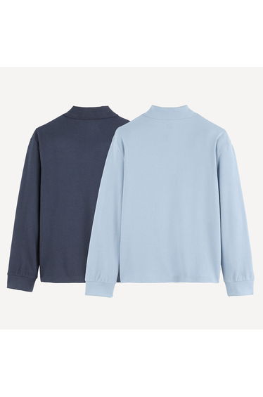 Pack of 2 Long Sleeve Polo Shirts product thumbnail 3