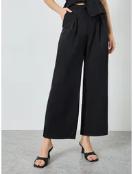 Women Belted Tailored Top and Pants Co-Ords - 4