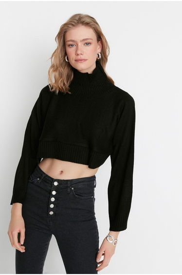 Sweater - Black - Regular fit