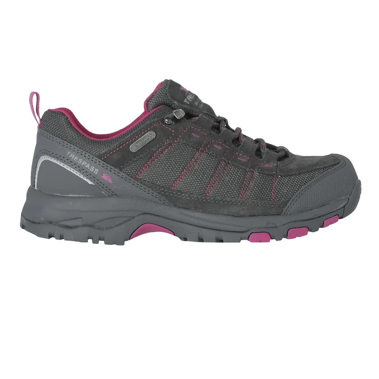 Trespass Womens/Ladies Scree Suede Technical Trainers - Castle Grey - 2