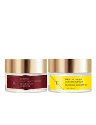 Retinol Night Moisturiser 50ml +  SPF 50 Collagen Day Cream 50ml - 1