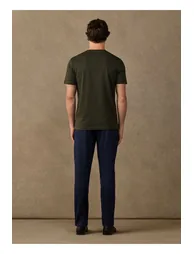Heritage Small Logo T-Shirt Hunter Green - 2