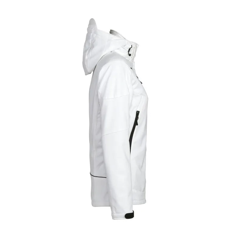 Printer Womens/Ladies Skeleton Soft Shell Jacket - White - 3