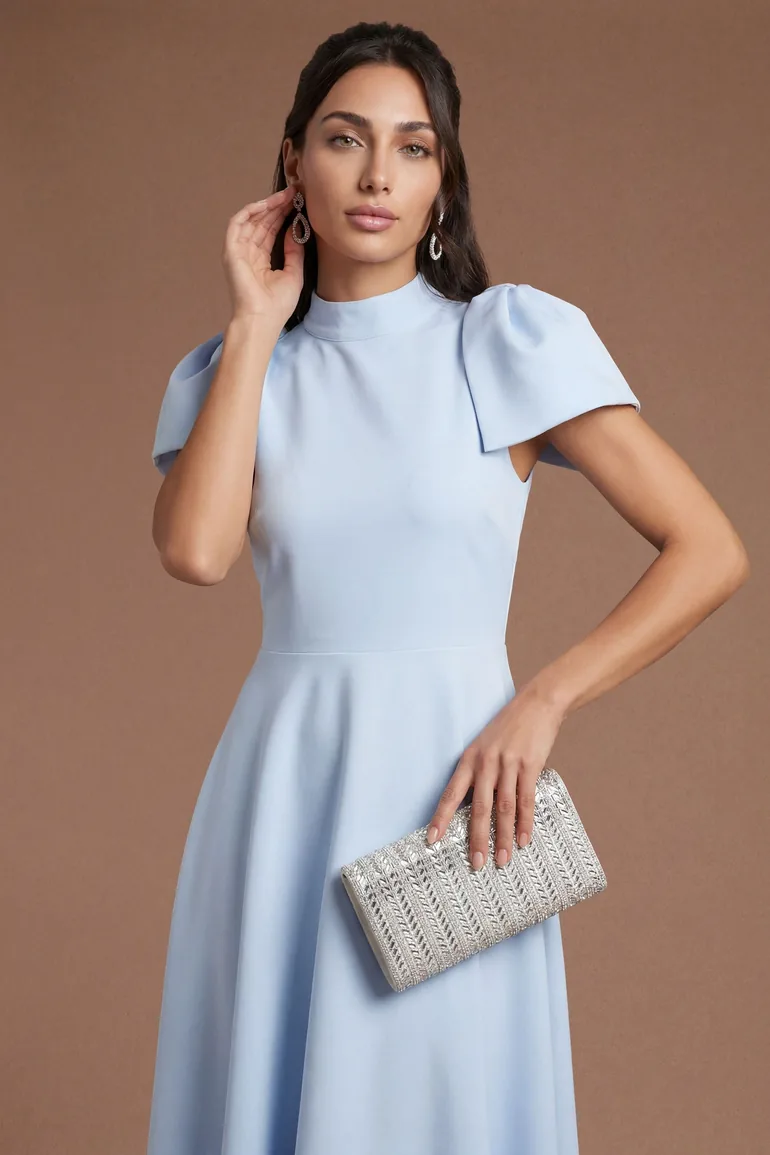Iris Embellished Detail Clutch Bag