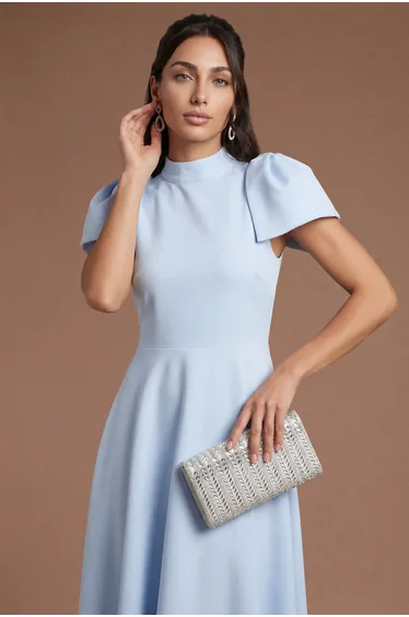 Iris Embellished Detail Clutch Bag