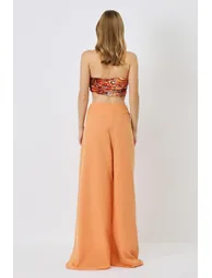 Women's Belted Pareo Trousers - 2