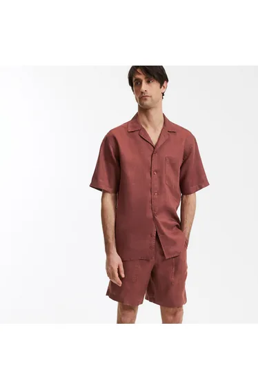 Short Sleeve Linen Shirt