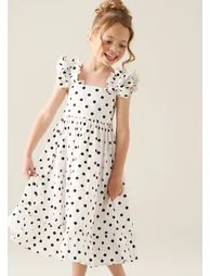 Amber Polka Dot Dress - 4