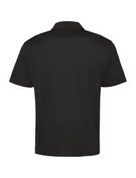 AWDis Just Cool Mens Plain Sports Polo Shirt - Jet Black - 1
